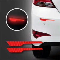 2pcs/set Almohadillas De Seguridad Reflectoras Para Parachoques De Coche Adhesivo De Alarma Reflectante Para Parachoques Trasero - details 6