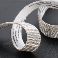 Cinta De Rhinestone Adhesiva De 1 Yarda Para Decoración De Ropa Eventos Coches Teléfonos Artesanías Material De Poliéster - details 8