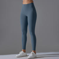 Leggings De Yoga Talla Alta Control De Atrás Leggings Deportivos Para Correr Ciclismo Gimnasio Prueba De Agachamiento Slimming Booty - details 1
