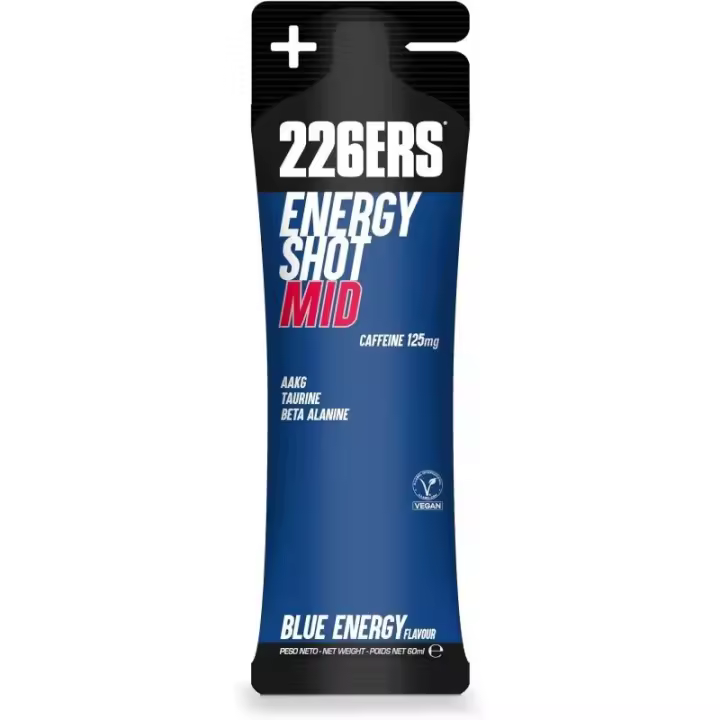 226ERS 1x Energy Shot Mid Stick 60ml Sabor Blue Energy MID 125mg Cafeína  226ERS   de ciclismo para bicicleta - 1