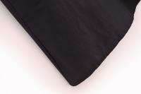 Vestido Largo Tejido MUJER Para Mujer Sin Mangas Fiesta Vestido Negro Draped Maxi Retro Patchwork Ankle-Length Polyester - details 9