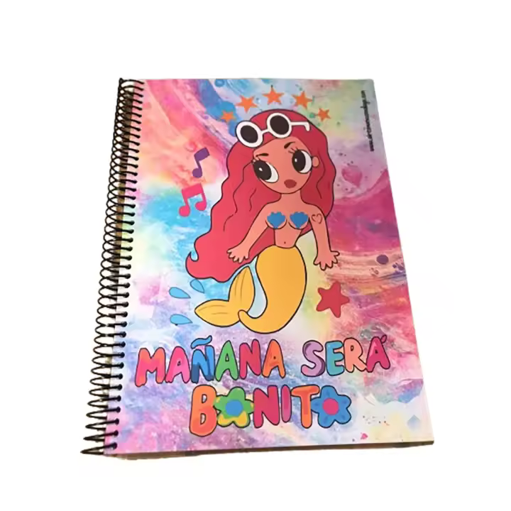 Libreta Din A5 "Mañana ser bonito". Karol G. DIY. Original. Regalos. Personalizados. Diseños propios. Aires Nuevos - 1
