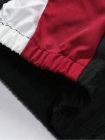 Chaqueta De Bloque De Colores Para Hombre, Ligera, Casual, Viaje, Resistente Al Viento Y a La Fricción, Alta Calidad De Tela, Regalo Para Novio - details 2
