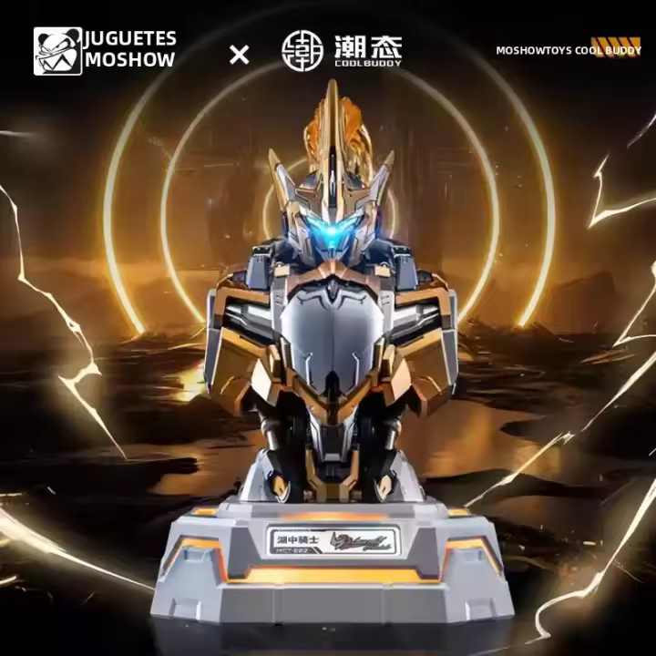 Moshowtoys Wu Chenghou Juguete De Titanio Plateado Caballero Del Lago Adorno De Carga 65W Centro Con Diseño De Galio Nitrado Regalo Para Coleccionistas - 1
