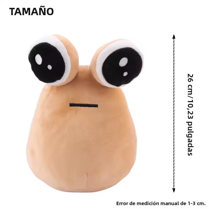 Muñeco De Peluche Mr Pou Y Mrs Pou Estilo Alieno Kawaii Peluche Suave Para Niños Regalo De Cumpleaños O Navidad Material De Algodón PP Relleno Regalo Para Fans De Películas Y Series - 1