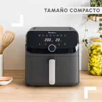 Moulinex Easy Fry Mega, Freidora de aire XL 7,5 L, 8 Programas automáticos, Diseño Compacto, Cocina hasta 8 raciones, Ahorro de energía y tiempo, Piezas aptas lavavajillas, EZ855HF0 - details 2