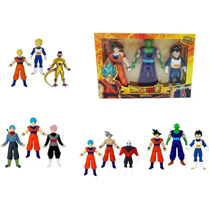 Monsterflex Dragon Ball Pack de 3 Figuras (Bizak 64390231) - 1