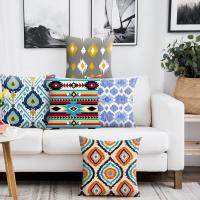 Funda De Cojín Estilo Marroquí Bohemio Luz Suave Para Sala De Estar Dormitorio Sofá Decoración Del Hogar 100% Poliéster - details 4