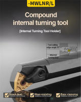 LIHAOPING Herramienta De Torneado Interno S16Q S18Q S20R S25S MWLNR08 MWLNL08 Cutter CNC De Acero De Aleación HRC42-46 Para Torno - details 1
