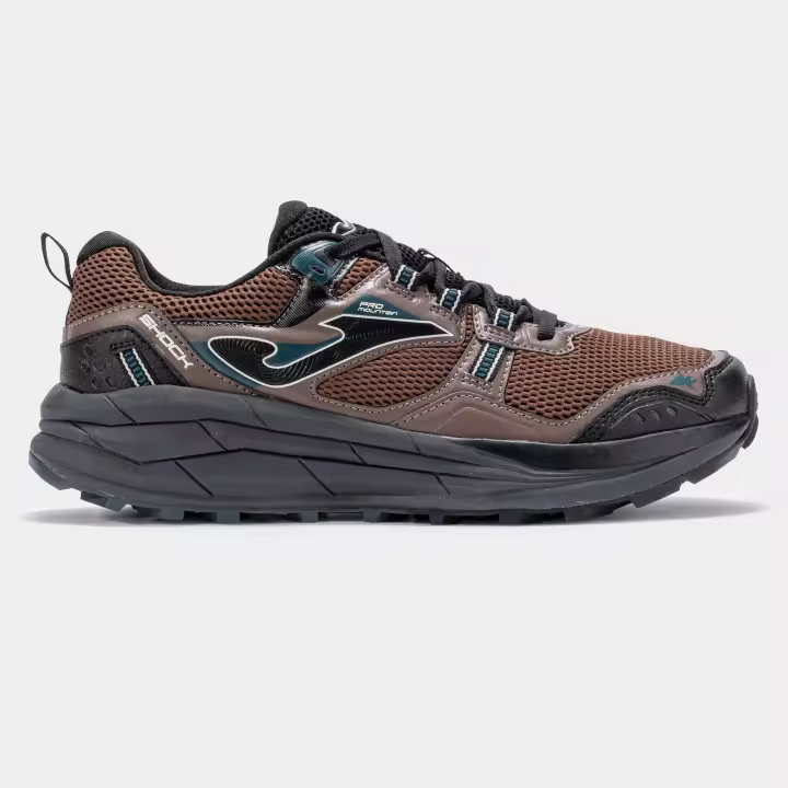 Zapatilla Trekking Hombre Joma Shock 2526 Marrón Negro Confortable. - 1
