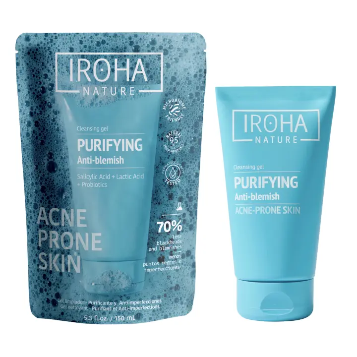 IROHA NATURE LIMPIADOR PURIFICANTE ANTIIMPERFECCIONES ÁCIDO SALICÍLICO - 1