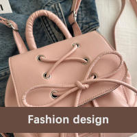 Mochila Casual Para Damas Con Lazo 2024 Nueva Versátil De Material PU Con Lining De Poliéster Bolsa De Hombro Para Mujer - details 15