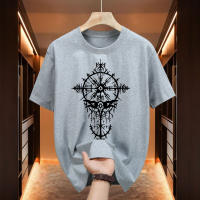 Camiseta De Verano Para Hombre Estilo Casual Vintage Con Estampado Vikingo Manga Corta Top Ligero Para Primavera Y Verano - details 4