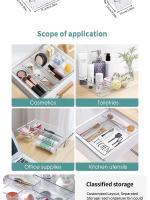 Organizadores De Cajones Transparentes De Plástico Para Dormitorio Escritorio Almacenamiento De Joyería Maquillaje Y Cocina Set De 8/13/25 Piezas - details 3