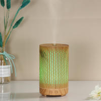 Hollow aromatherapy machine ultrasonic atomizer household colorful night light desktop essential oil aromatherapy humidifier - details 0
