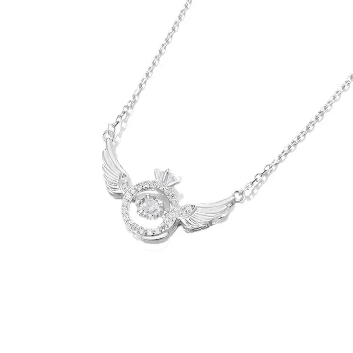 Collar Pendiente DE LA Moda de las mujeres, Corazón Diamond Pendiente collar, regalo del Día de Madre - 1