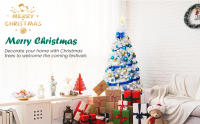 Árbol de Navidad Artificial Blanca, Árbol artificial navideño Economico, Árbol de Hoja PET, Árbol Navidad,  60cm 90cm 120cm 150cm 180cm 210cm Arbol barato Decoración Hogar, Jardin, Centro Comercial, Restaurante - details 2