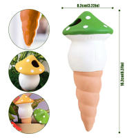 4Pcs Autónomo Riega Plantas Cerámica Portátil Espigas De Sombrilla Self-Watering Pequeño Globos De Riego Terracota Dispositivo De Jardín - details 1