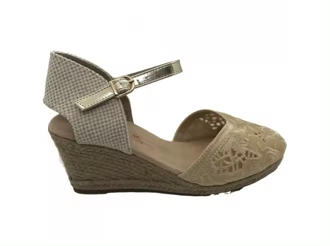 Valenciana Cuña Mujer Mandarina Shoes 927DF - 1