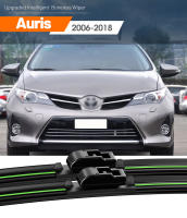 2pcs LimpiaParabrisas Anteojos Delanteros Para Toyota Auris 2006-2018 Accesorios De Ventana Intelligent Boneless Wiper De Goma Natural - details 0