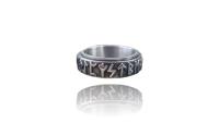 Anillo Futhark 24 Runas Mundo Vikingo / 24 Runas vikingas / Acero inoxidable / Runas vikingas / Anti estrés / Anillo Vikingo / Joyeria Vikinga / Bisuteria Vikinga / Ragnar Lothbrok / Edad Media / Epoca Medieval / Anillo Nordico / Para Hombre y Mujer - details 0