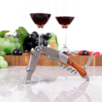 Abreventanas Profesional De Sommelier Con Cortador De Sellado De Botella Para Amantes Del Vino Acero Inoxidable Regalo Único - details 7