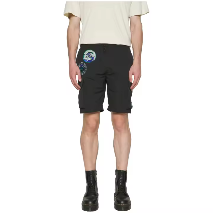 Pantalon Corto Karl Kani Retro Patched para hombre en color negro - 1