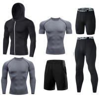 Camiseta De Compresión Para Correr En Hombre Camiseta De Fútbol De Secado Rápido Camiseta Deportiva Tensa Para Gimnasio Y Fitness Manga Corta Transpirable - details 16