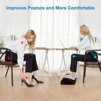 1Pc Taburete Para Pies Ergonómico Con Memoria De Espuma Antideslizante Y Lavable Para Aliviar La Fatiga En El Trabajo - details 14