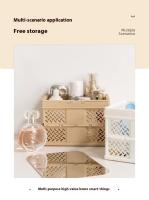 Caja De Almacenamiento Plegable De Plástico Caja De Bricolaje Para Joyería Maquillaje Juguetes Organizador Portátil Caja De Almacenamiento Foldable - details 4