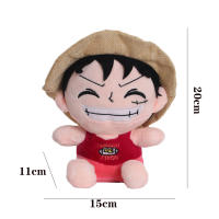 Figura De Anime One Piece 20cm Zoro Luffy Chopper Peluche Juguetes Lindos Muñeco De Peluche Colgante Para Niños Regalos De Navidad - details 4