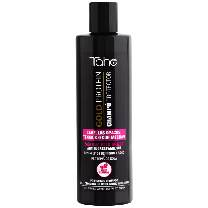 Tahe B.A.-Gold Protein-Cab.Teñidos/Brillo Shampoo 300 Ml - 1