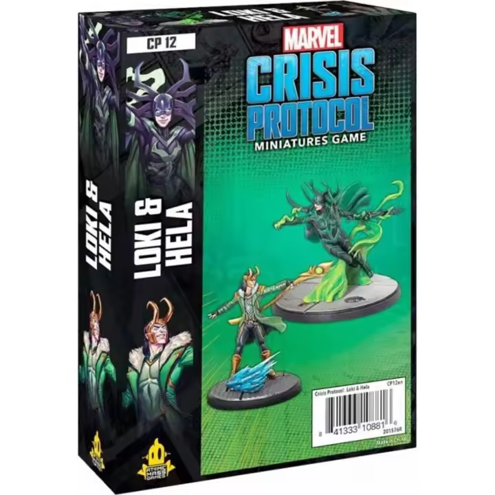MARVEL CRISIS PROTOCOL: LOKI & HELA  MCP  (INGLÉS) ASMODEE - 1