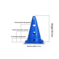 5PCS Conos De Entrenamiento De 30cm Para Fútbol Baloncesto Y Deportes Marcadores De Actividades Al Aire Libre Material PP - details 4