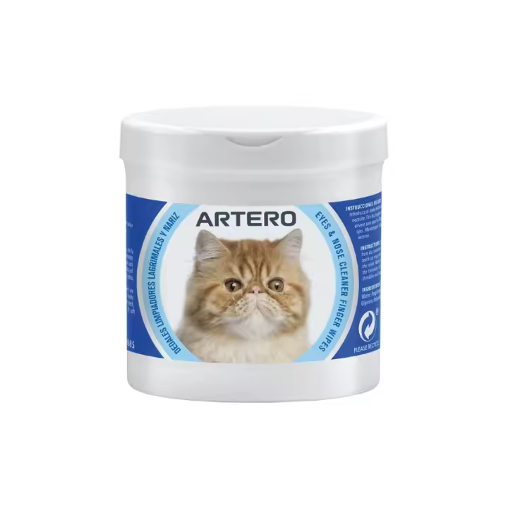 ARTERO - 4Cats Dips (50 Uds) - Dedales Limpiadores de Ojos y Nariz para Gatos - 1