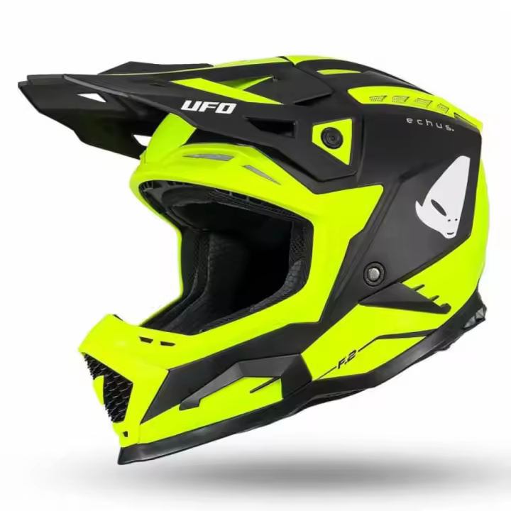 Ufo Casco Off-road Echus Amarillo Adulto - 1