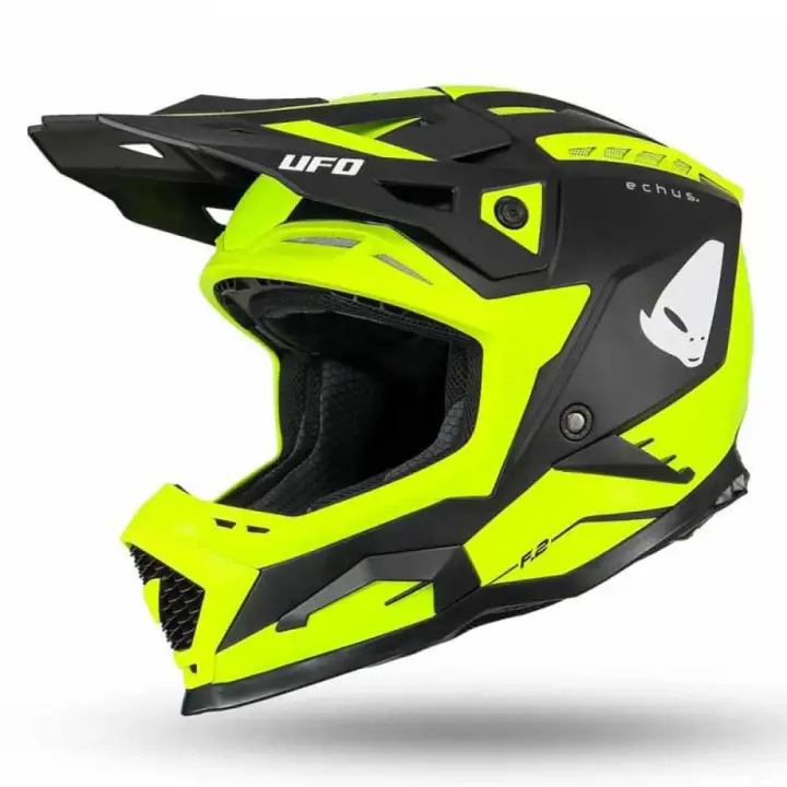 Ufo Casco Off-road Echus Amarillo Adulto - 1