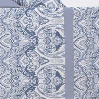 CARPE DIEM Sabanas Invierno térmicas de Coralina Estampadas, Doble Cara Térmica Mod. PAISLEY Azul para Cama 90,105,135,150 y 180 .Gramaje 200 gr/m extra suave - details 3