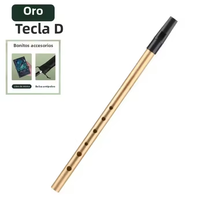 Flauta Irlandesa Auténtica Miwayer Con 6 Agujeros Clave C/D Perfecta Para La Música Irlandesa Tradicional Instrumento Musical - 1