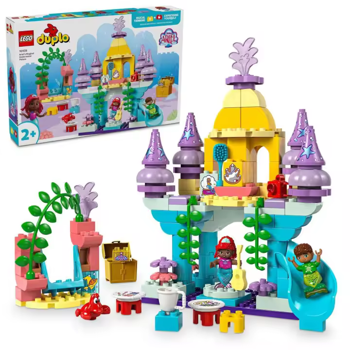 LEGO 10435 DUPLO Disney Palacio Submarino Mágico de Ariel Juguete de construcción de La sirenita - 1