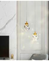 Lámpara Colgante De Cristal K9 Lujo Para Comedor Y Sala De Estar Luz LED Decorativa Para Dormitorio Café Bar 2 Años De Garantía - details 1