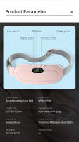 Slimpal Almohadilla Calefacción Menstruacion, Menstrual Cinturón Calefactor Eléctrico Inalámbrico, Cinturon Alivia Dolor Portátil 3 Modos de Masaje Electrica Dolor Lumbar,Espalda - details 12