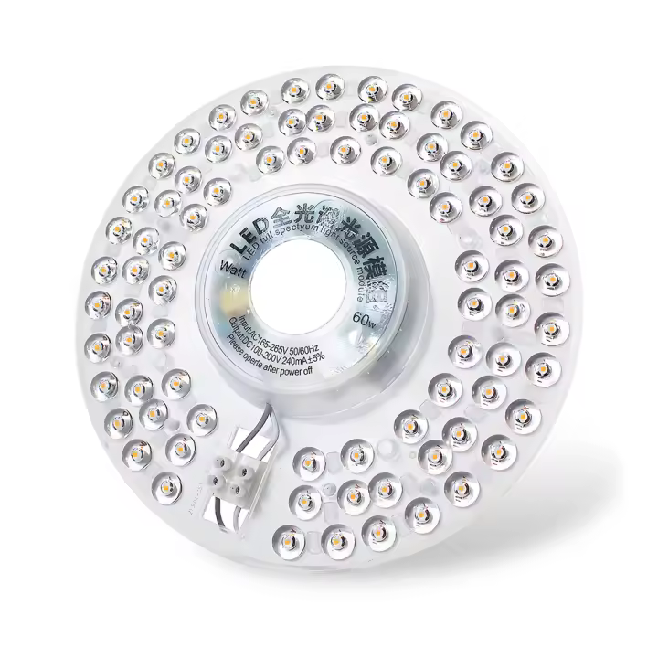 Luz De Techo LED Panel 85V-265V Módulo LED Redondo Reemplazo 20W 40W 60W 100W Para Iluminación Interior Instalación En Techo - 1