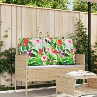 Cojín Exterior vidaXL Estampado Tropical Poliéster 120 x 12 x 40 cm - details 3