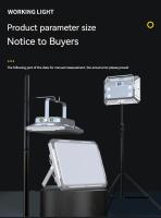 Lámpara De Camping LED Recargable Impermeable Portátil Con Luz De Búsqueda De Alta Potencia Iluminación De Emergencia Exterior Lámpara Nocturna Colgante Para Senderismo Y Pesca Nocturna - details 18