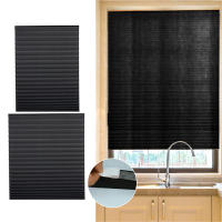 Cortina De Ventana De Plegado Negro Para Sala De Estar Y Baño Sin Perforar Adhesiva Cortina De PVC Decorativa Y Ocasión De Iluminación - details 9
