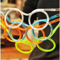 Gafas De Plástico Suave Divertidas Con Tubo De Pajita Reutilizable Accesorios Para Barra Creativos Juguete Para Niños Regalo Fiesta Supplies - details 5