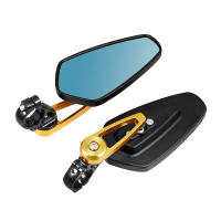 Espejo Retrovisor Para Motocicleta Universal De Aluminio Billet 7/8" Con Giradiscos De 360 Grados Para Honda Yamaha Suzuki - details 2