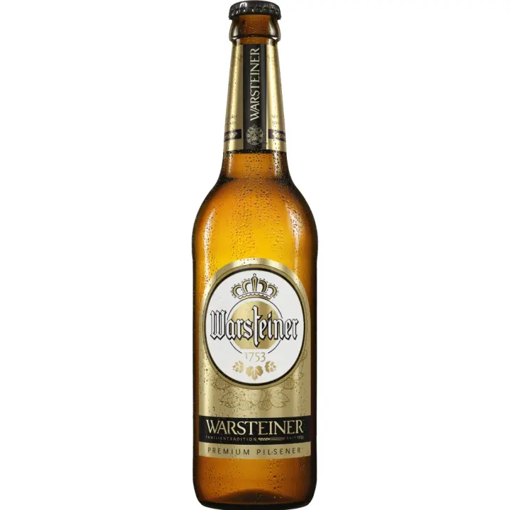 6 uds x Warsteiner 33Cl cerveza tipo pils/pilsen Alemana - 1