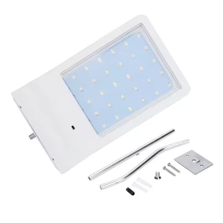Lámpara LED para exteriores con energía solar, impermeable, para pared de jardín, iluminación solar con varilla - 1